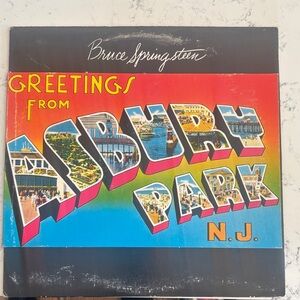 Bruce Springsteen Greetings From Asbury Park NJ Vinyl LP + Insert